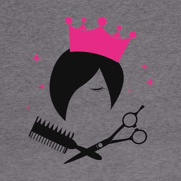 Hairdresser Hairdressers Logo Team Hair Salon by Foxxy Merch